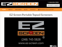 Tablet Screenshot of ez-screen.com